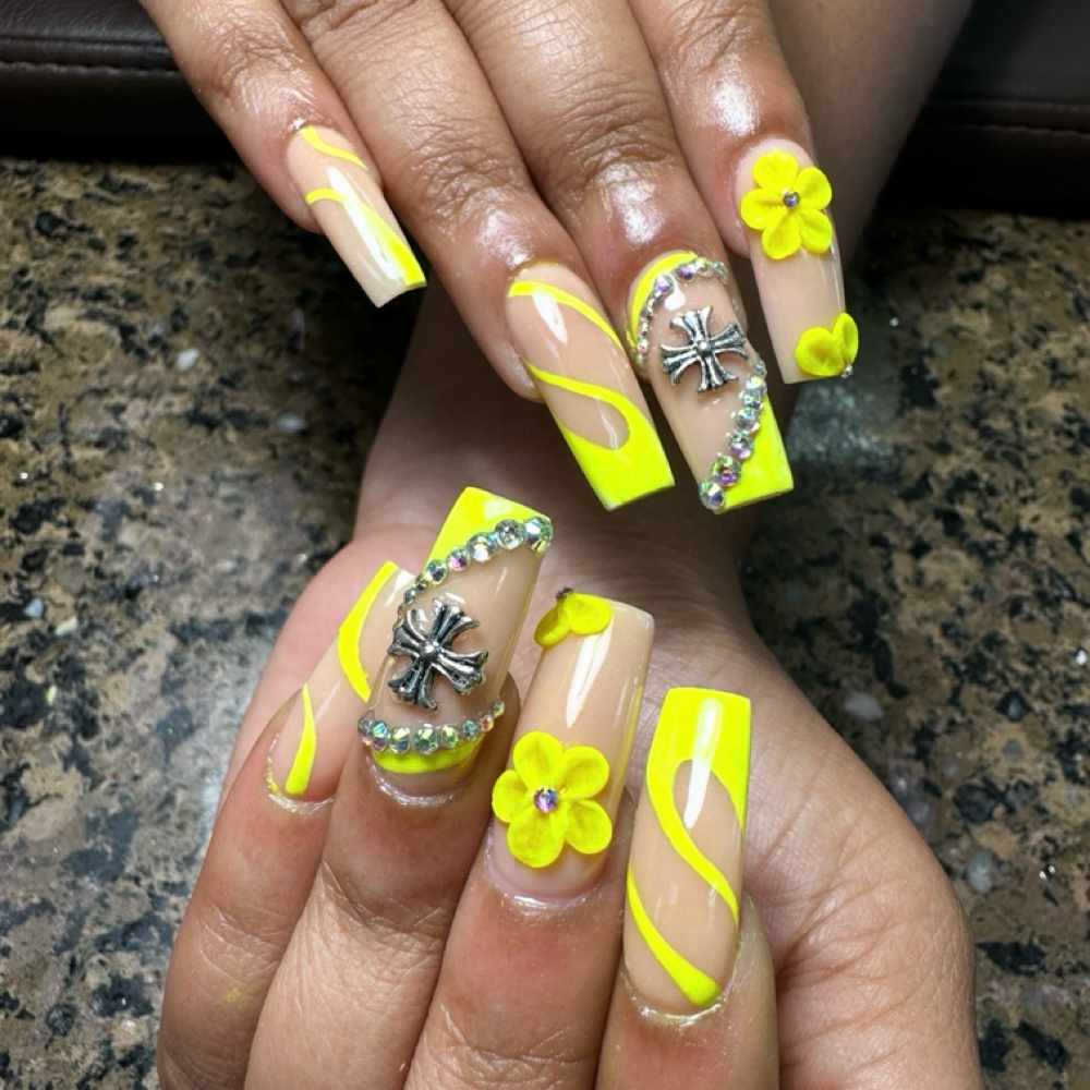 Full Set Color Acrylic at Kings & Queens Nails & Spa LLC in Sandusky, OH