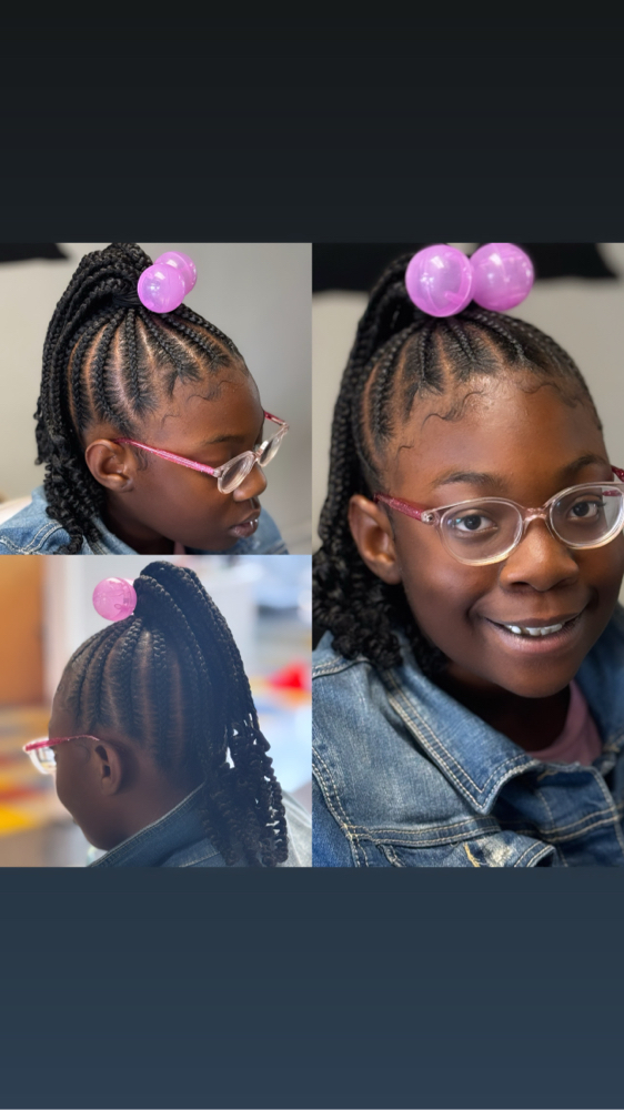 Straight Up Ponytail w/weave