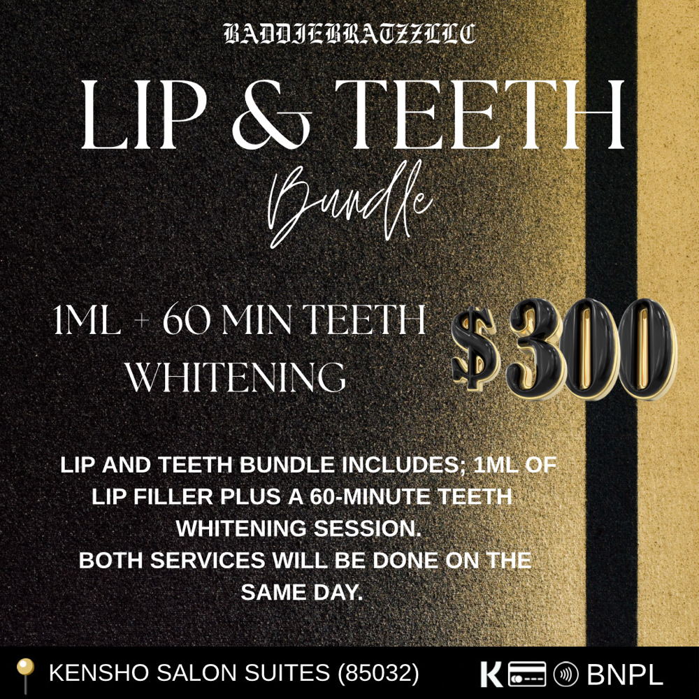 60 Min Teeth And 1ml Lip Bundle