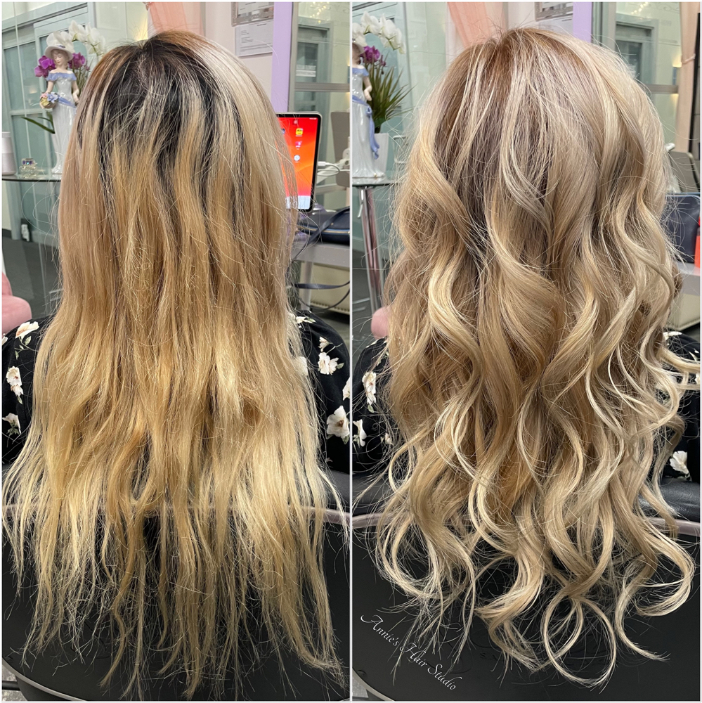 Root Touchup Balayage+Tone/Extra/L