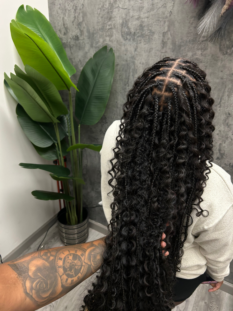 Boho Knotless Braids