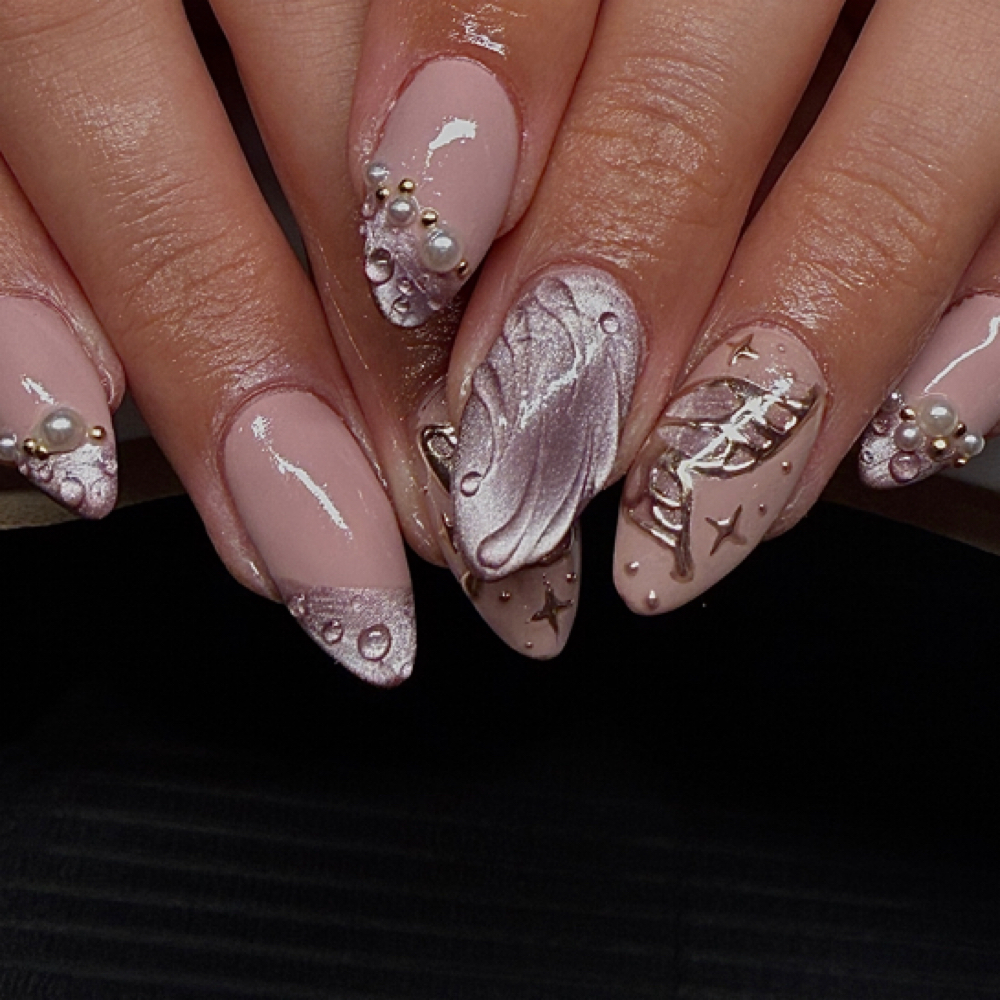 Builder Gel(BIAB)- Nat.Long Length at Casa Chula Studio in Bloomfield, NJ