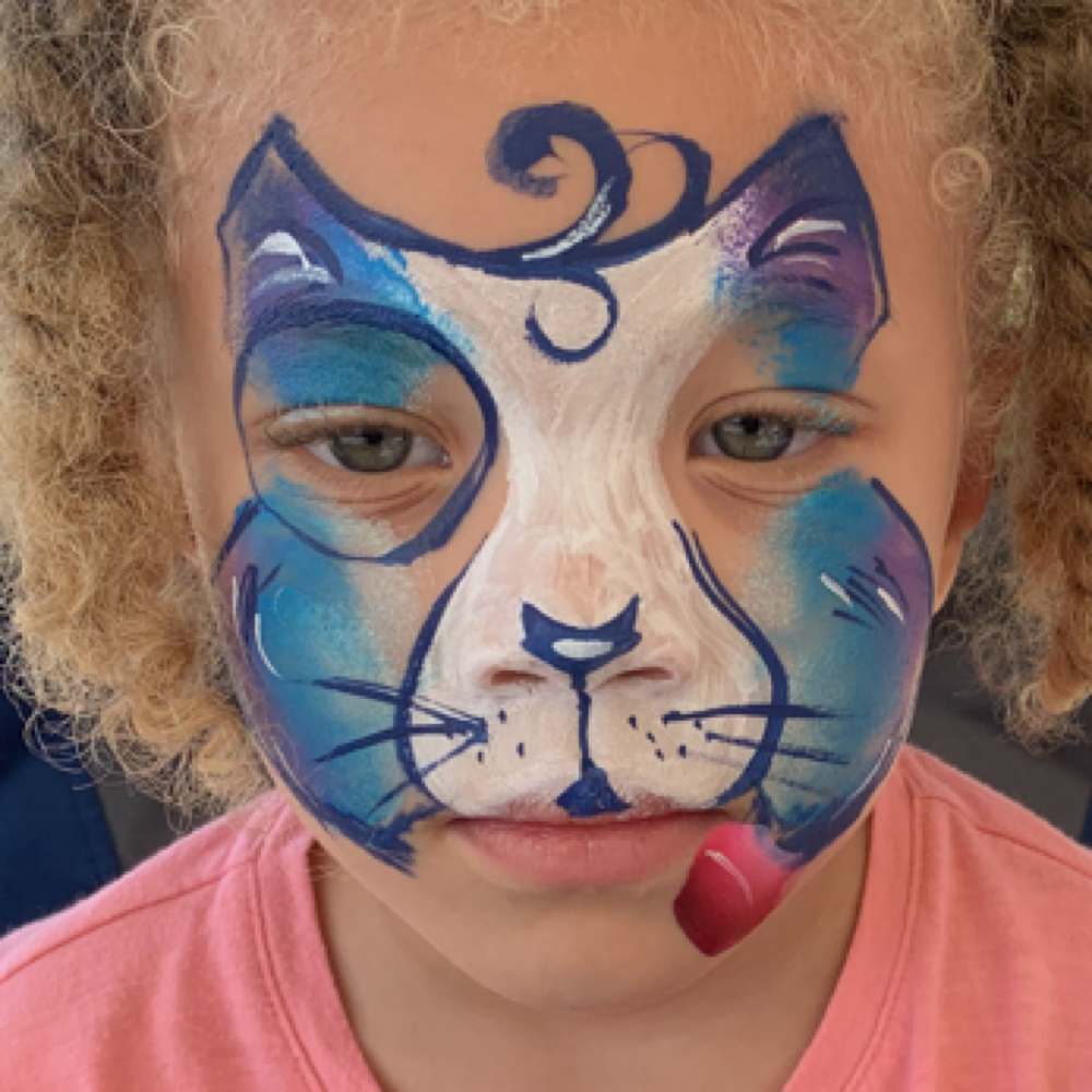 Kids face Painting at SB Beauty in Elyria, OH