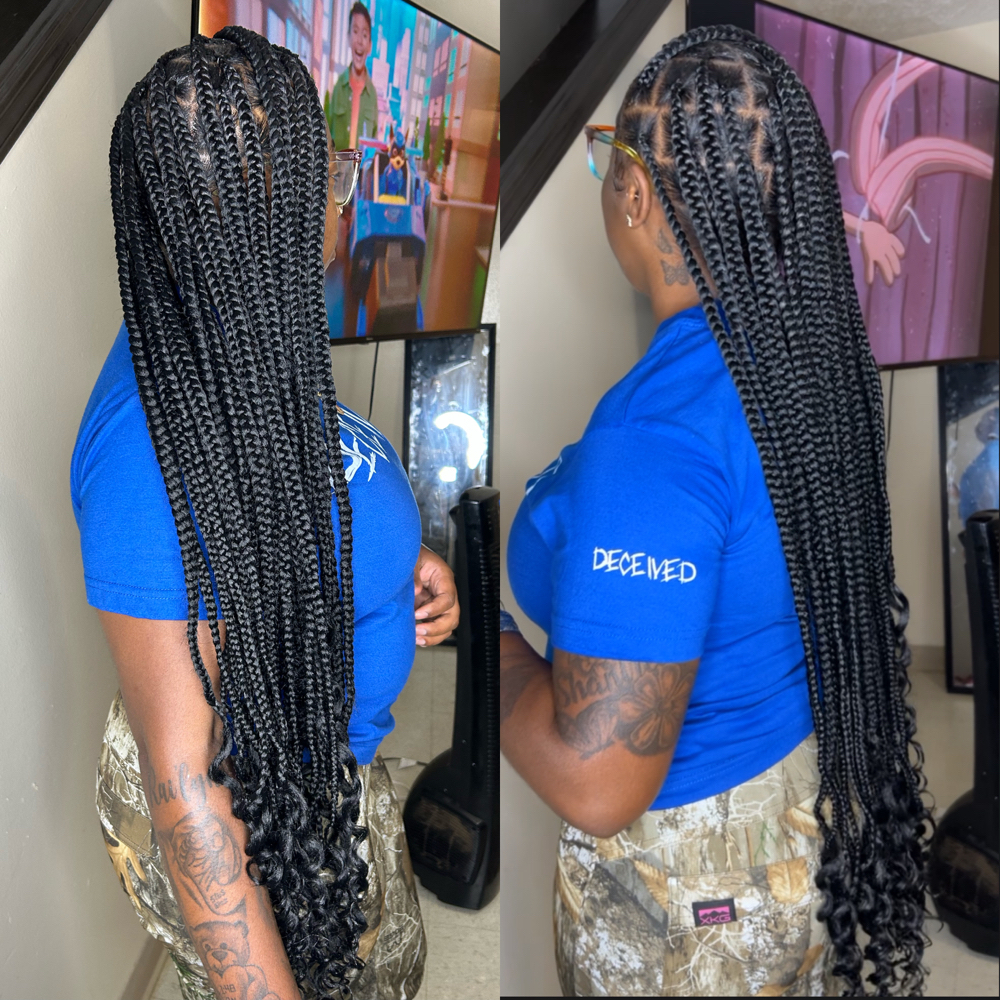 Large Knotless / Boxbraids ๐
