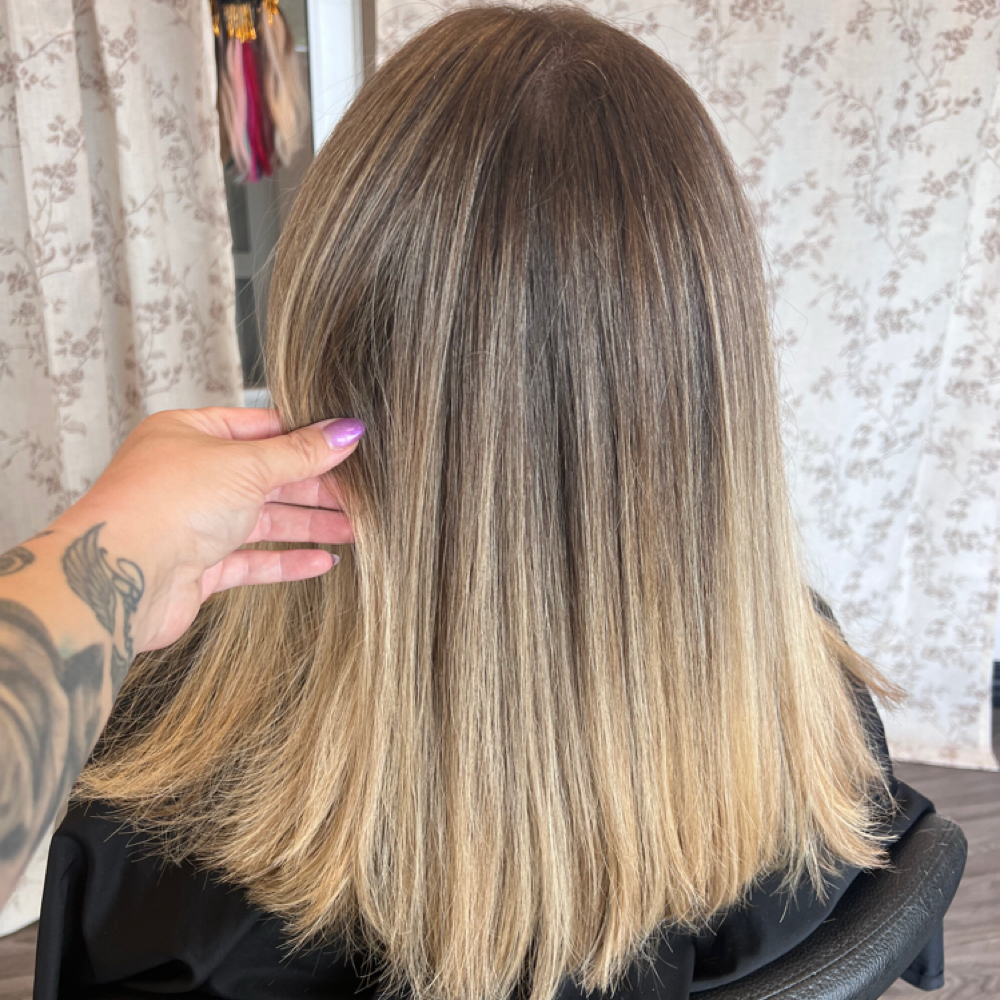 Partial Balayage at Manifest Salon by Bri Wallace in Murfreesboro, TN