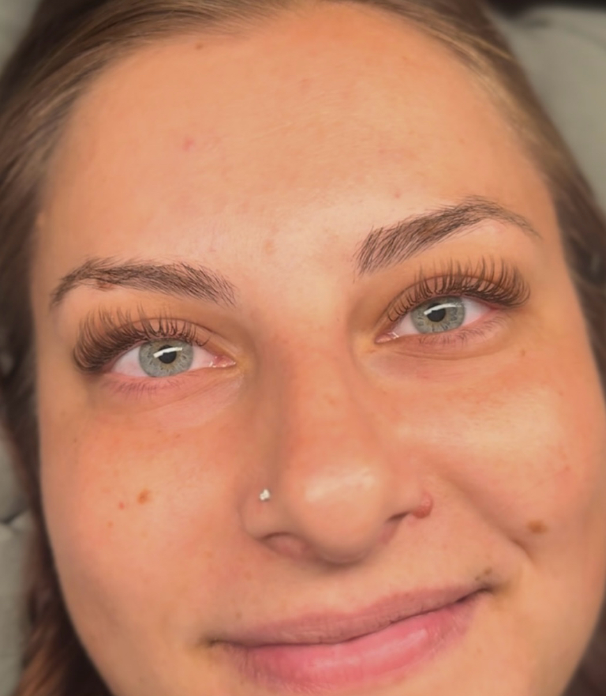 mocha lash extensions full set🤎