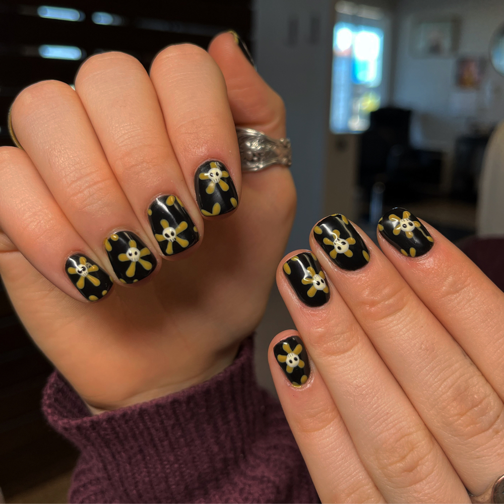 gel polish manicure