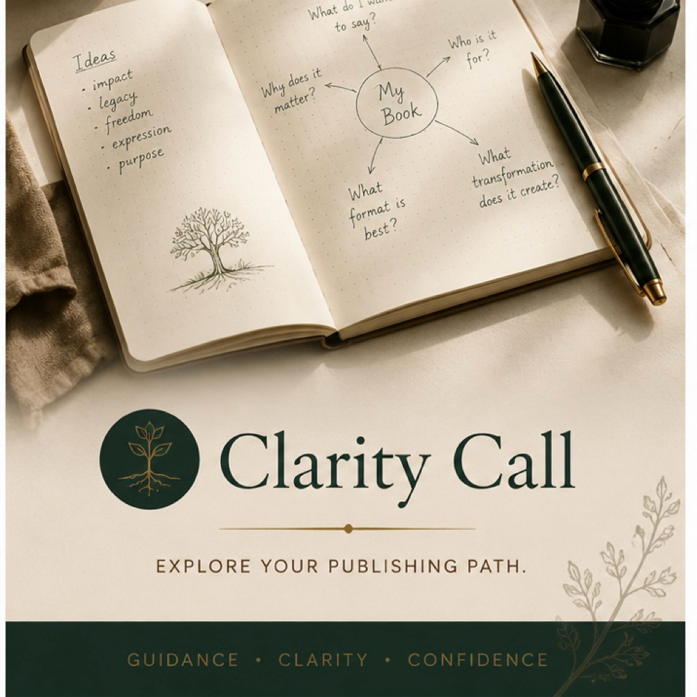 Publishing Clarity Call at Iroko & Ink in Raleigh, NC