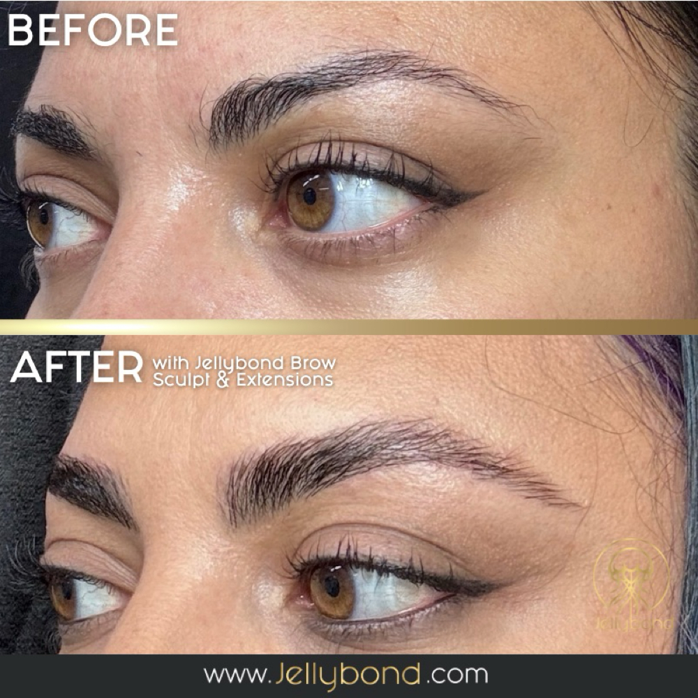 Jellybond 3D Brow Building at Glamour By B in Minotola, NJ