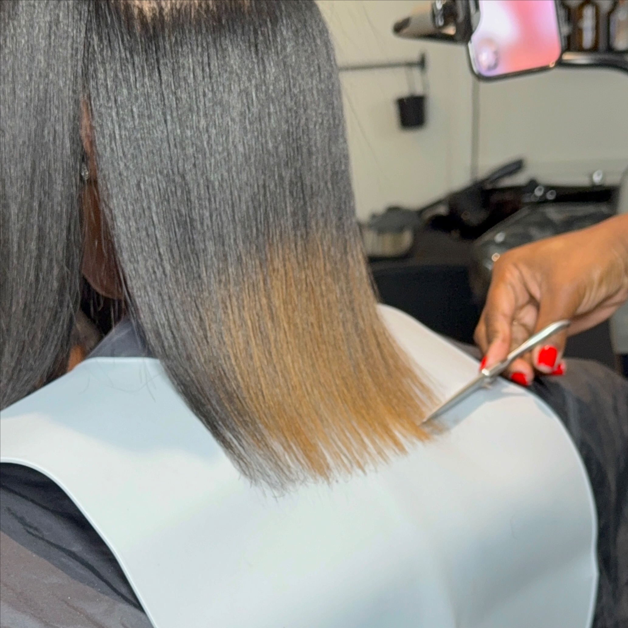 Trim at Sweetest little Salon Studio in Sarasota, FL