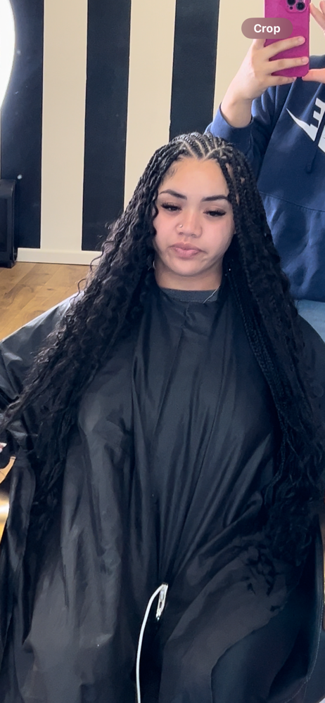 Fulani Flip Over Braids
