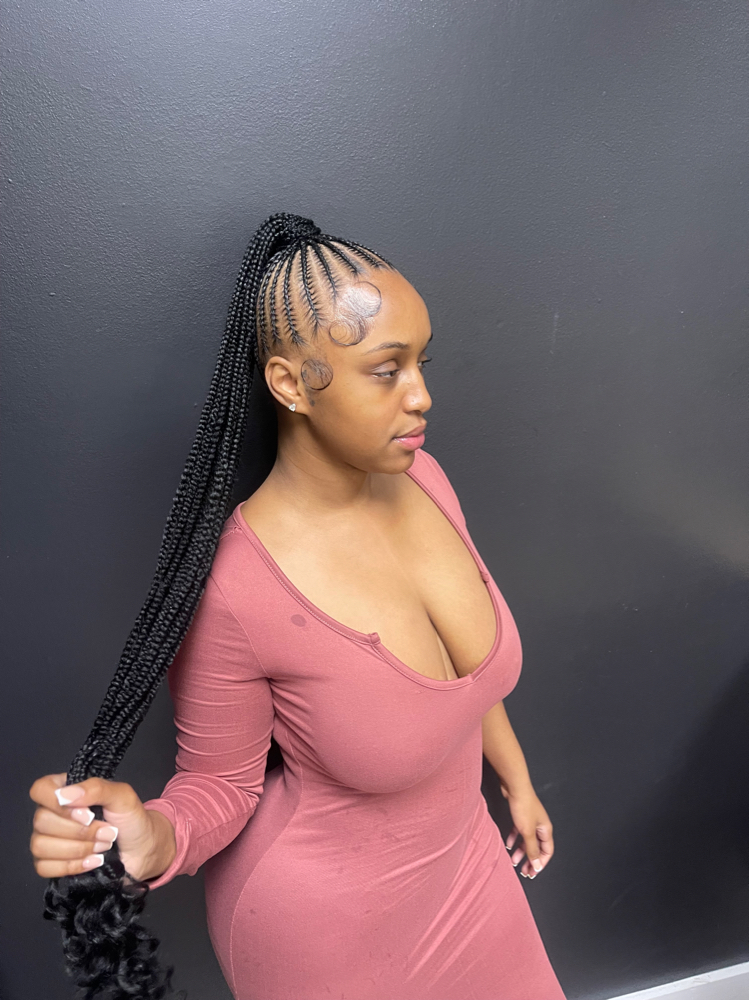 20 Feed In Ponytail at Hair Styles By Madi in Oakpark, MI