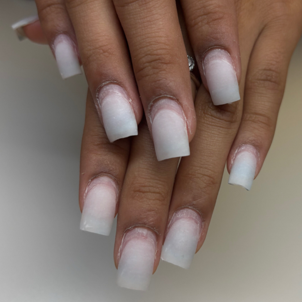 Color Acrylic Fill at Nails by Danielle D in Indianapolis, IN
