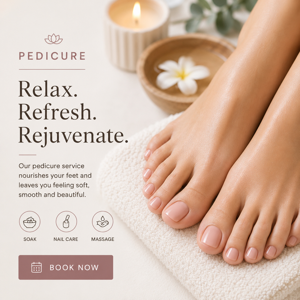 Regular pedicure at Le Lani Nail Spa in Los Angeles, CA