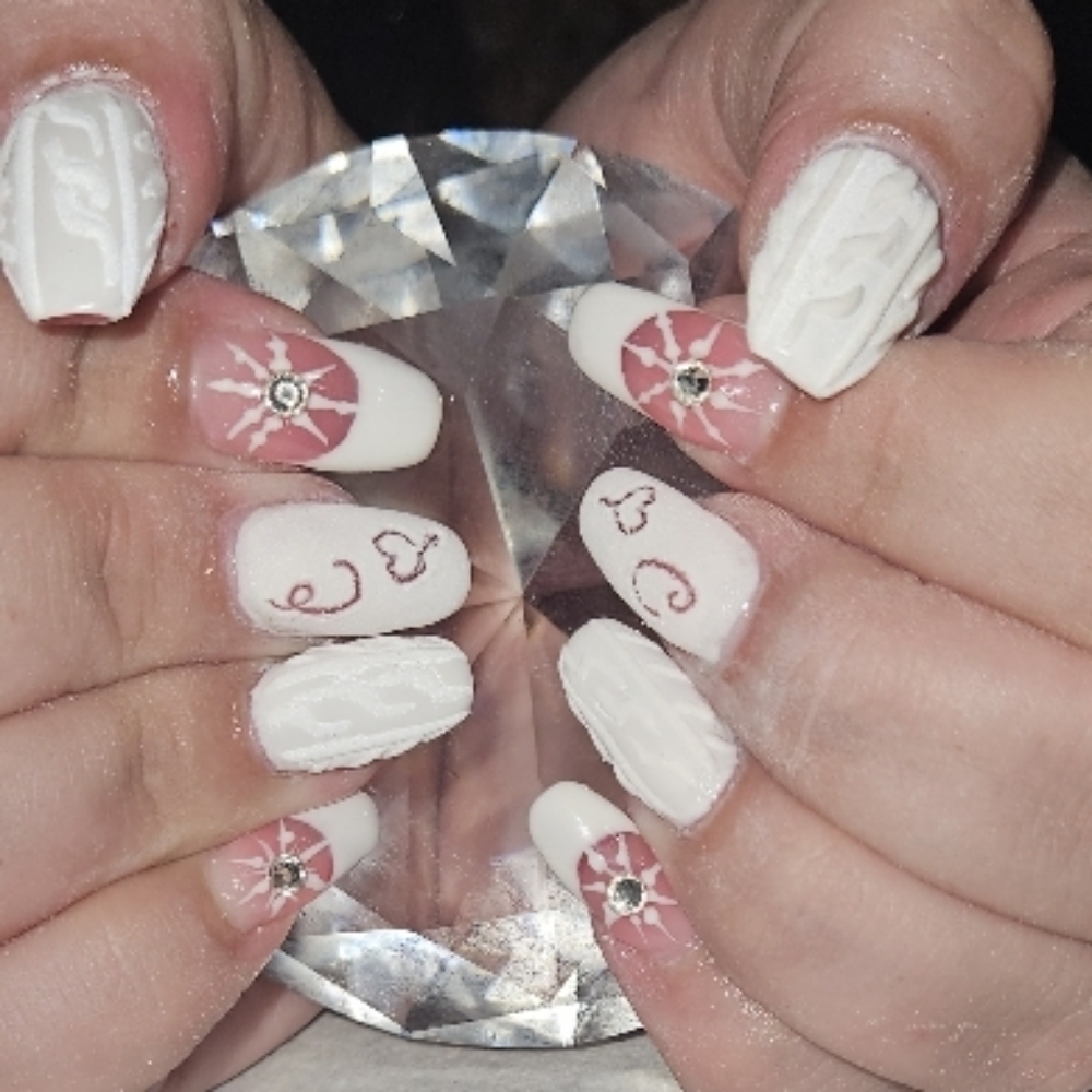 Christmas Nail Art at Karen Garcia/ traviesas nails in Carson City Nevada, NV
