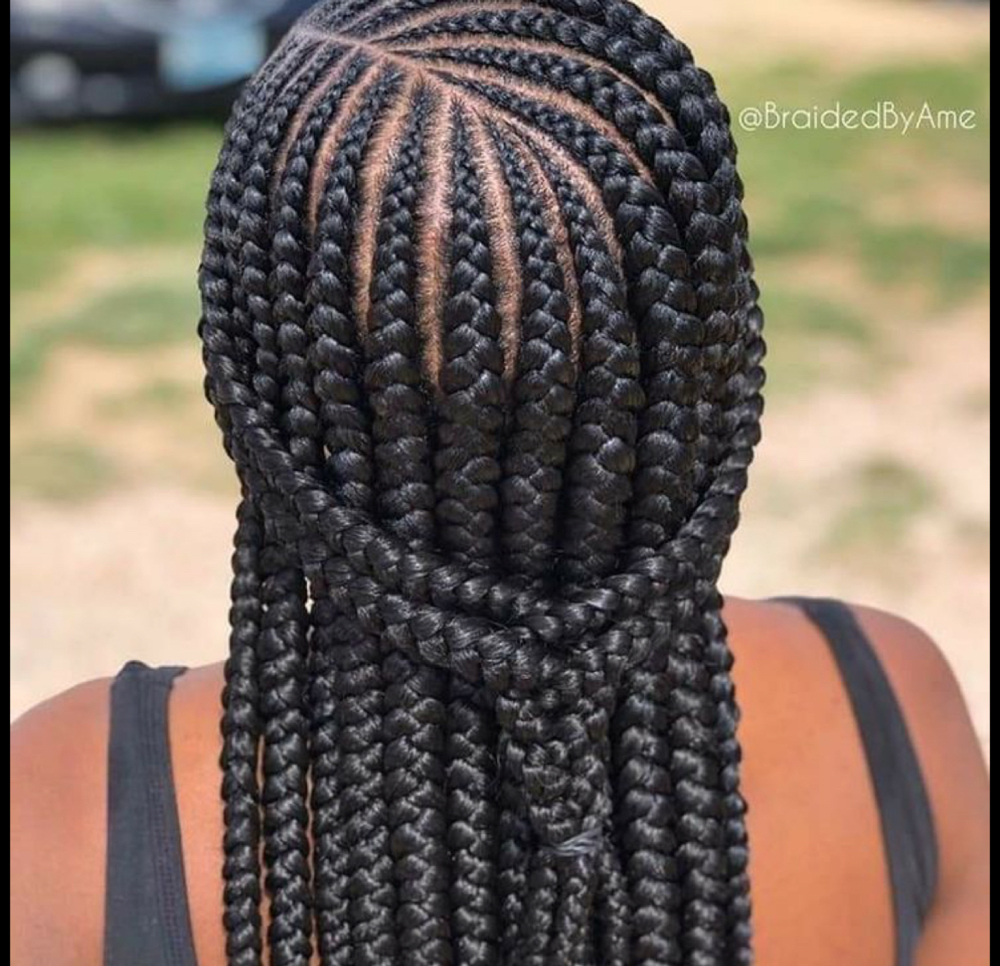 Double Layer Braids at Rawluxure Hair & Body in Jonesboro, GA