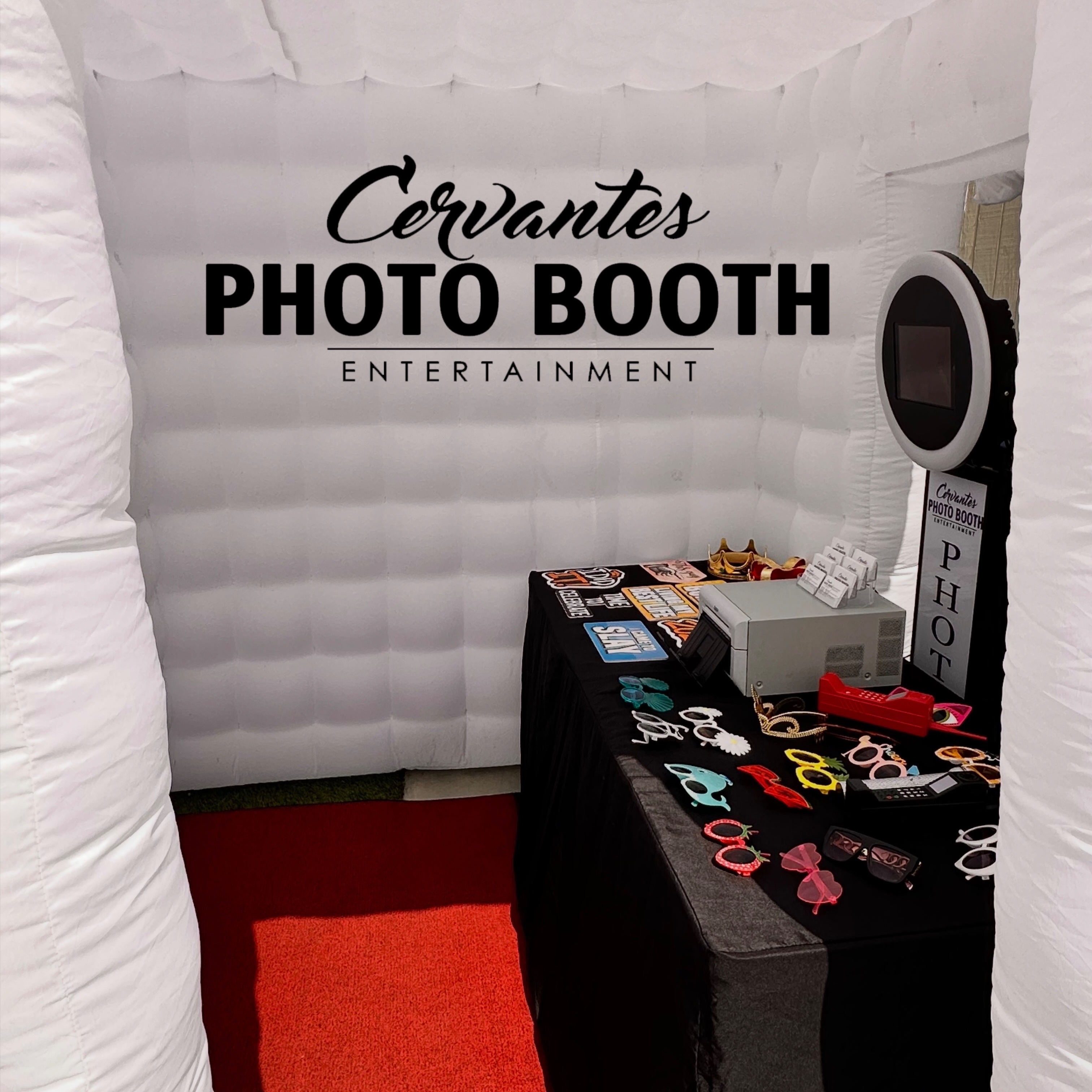 Regular Photo Booth 3 Hour Packet at Cervantes Photo Booth Entertainment in Bell, CA