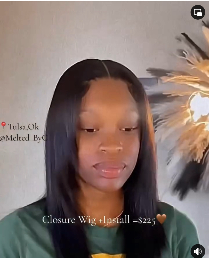 Closure Wig+Install Special