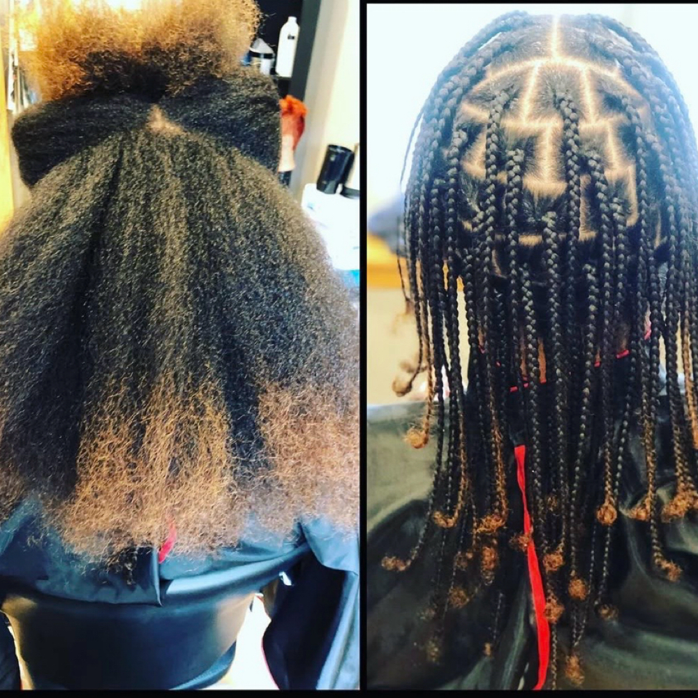 Men/women Box Braids Or Twist at DeeplyRootedSalon in Iowa City, IA