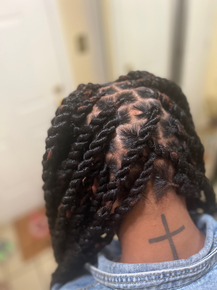 Marley Twists Over Locs