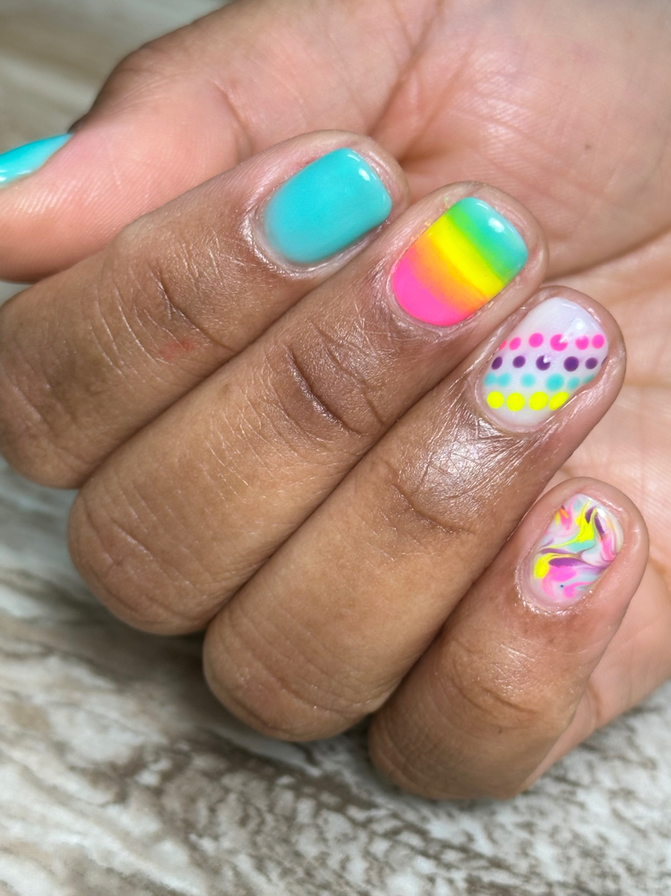 Gel Manicure W/structure