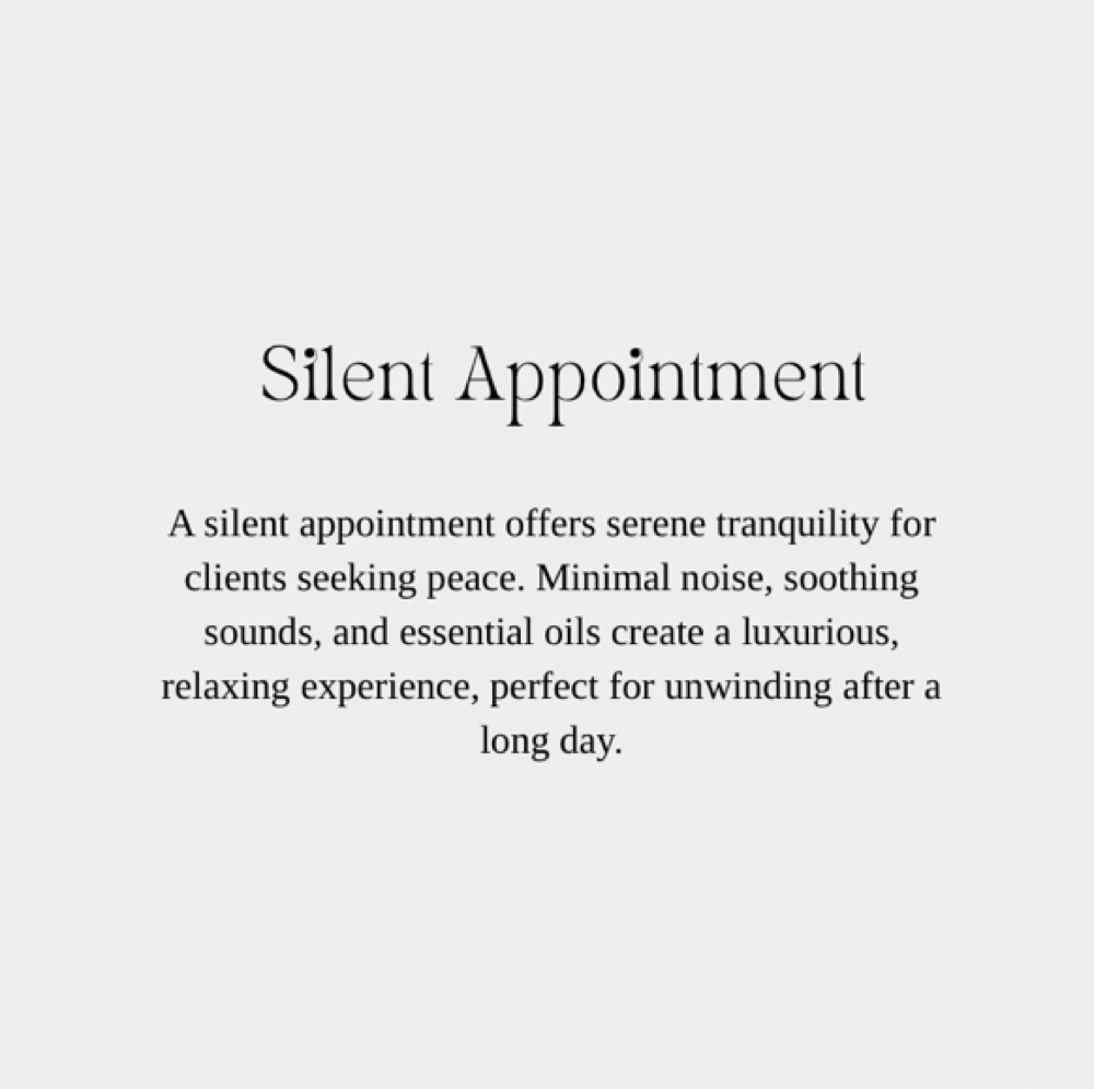 Silent Appointnent at Poised Brow in Austin, TX