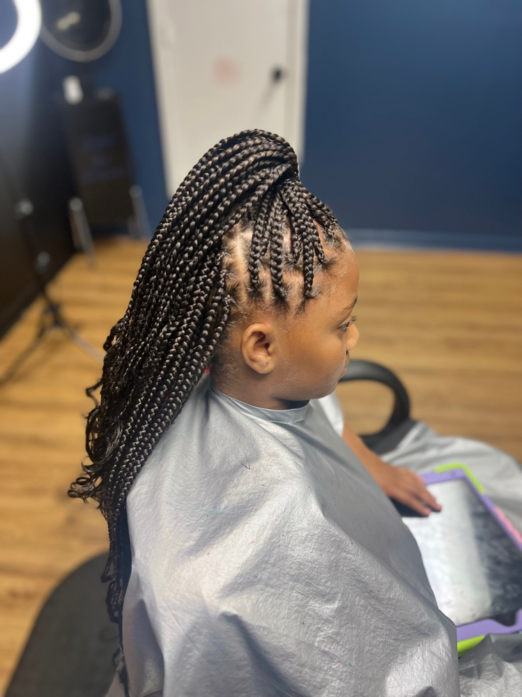 Ages 6-10 Med Knotless Braids