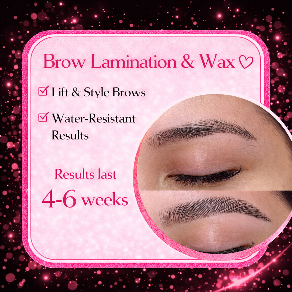 Brow Lamination (W/ Wax)