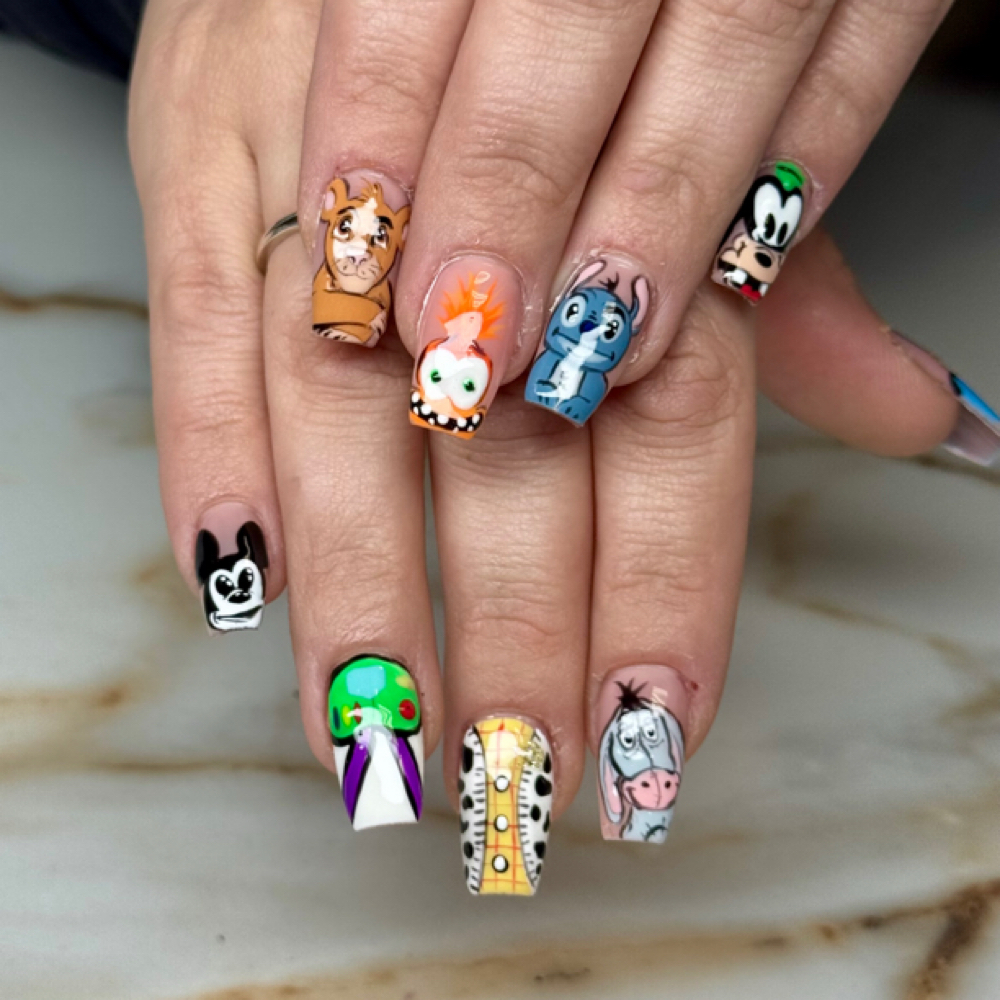 Character Nail at LEXPLICITLY NAILED in Wilmington, OH