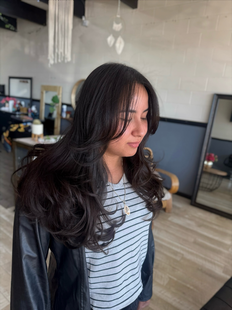 Layered Cut (Wash + Style)