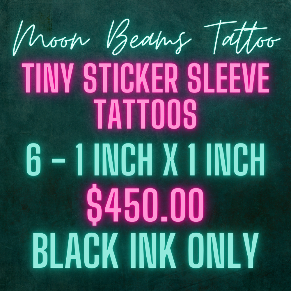 Tiny Tattoo Sticker Sleeve