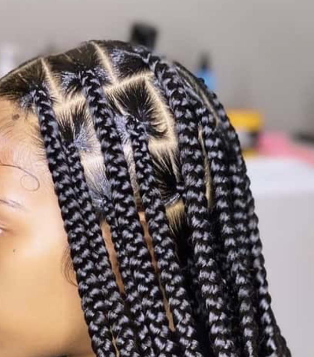 Faux Large Box Braids