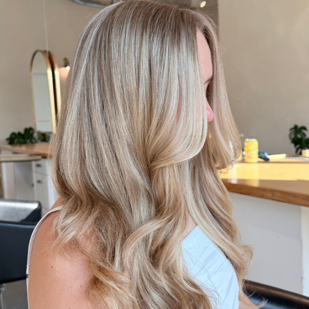 FM - Current Client Full Blonding at Copper Willow Salon in Charlotte, NC
