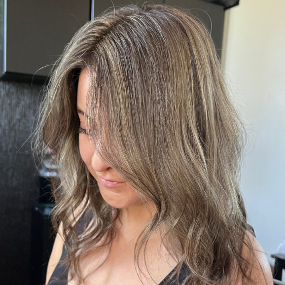 Partial Highlight at Allure Hair Studio in Orange, CA