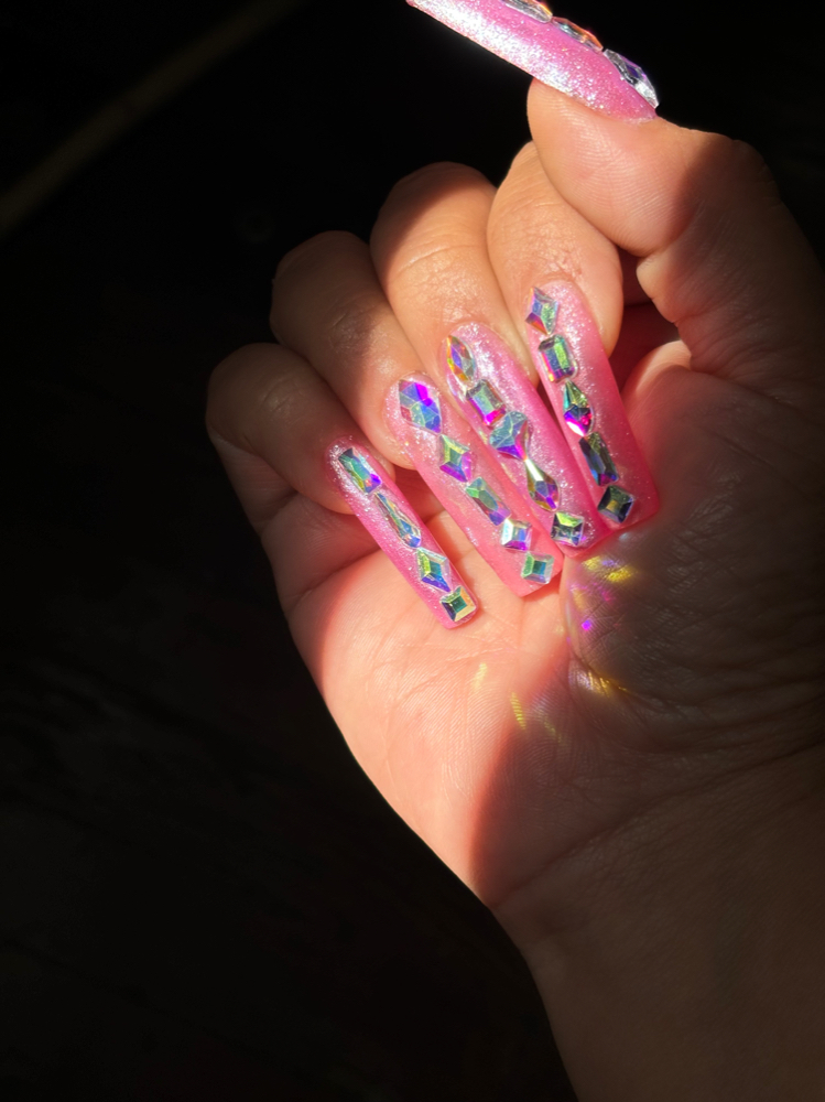 BLINGED OUT NAILS (25-50% of Nails)