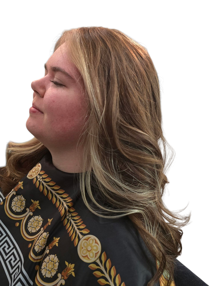 MONEY PIECE ONLY at Brandon Ubelhor Hair in TELL CITY, IN