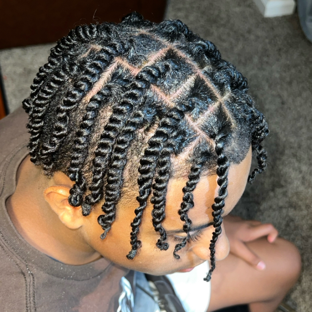 Two Strand Twists at Luxx Marie in Charlotte, NC