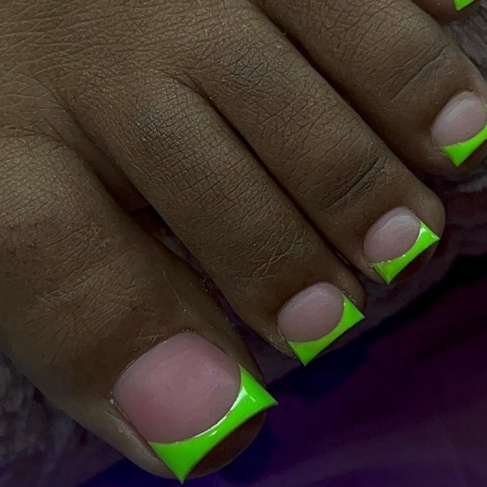 Acrylic Toes🦶🏾💜 at KlawMeKrazii  (Krysnailedit) in Jonesboro, GA
