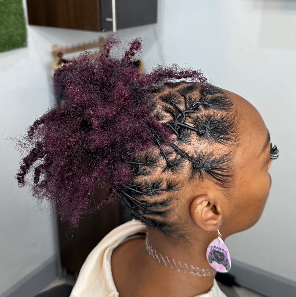 Tips/ Strands + Retwist & Style at BeautyQueen in Houston, TX