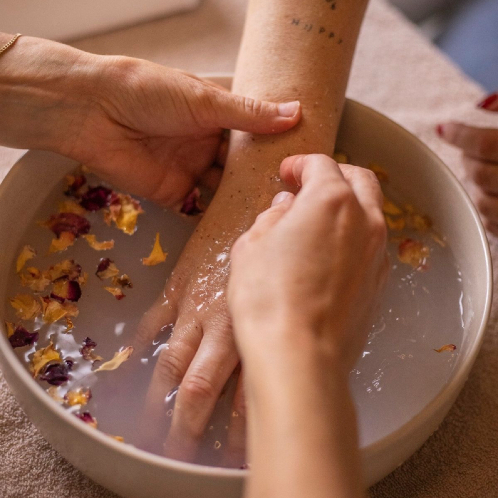 Spa manicure at Heavenly Spa in Clayton, NC