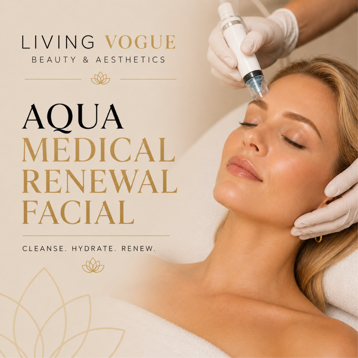 Aqua Medical Renewal Facial at Living Vogue Beauty & Aesthetics in Union, NJ