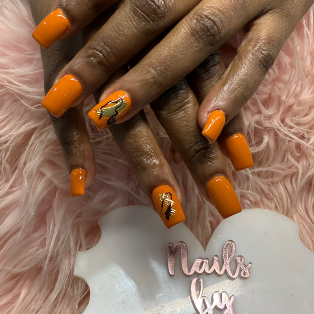 Medium Regular Nails at Beyond  Nails in Queens, NY