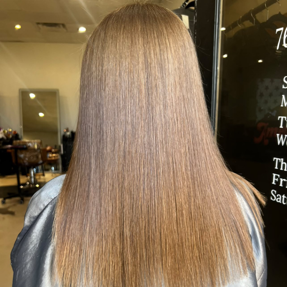 Japanese straightening system at Lush Salon and Boutique in columbus, GA