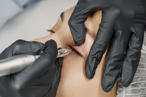 Permanent makeup touch up