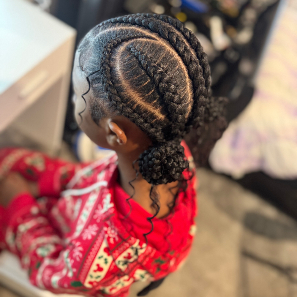 4-8 Braids (designs) at Mejko braid studio in Long Beach, CA