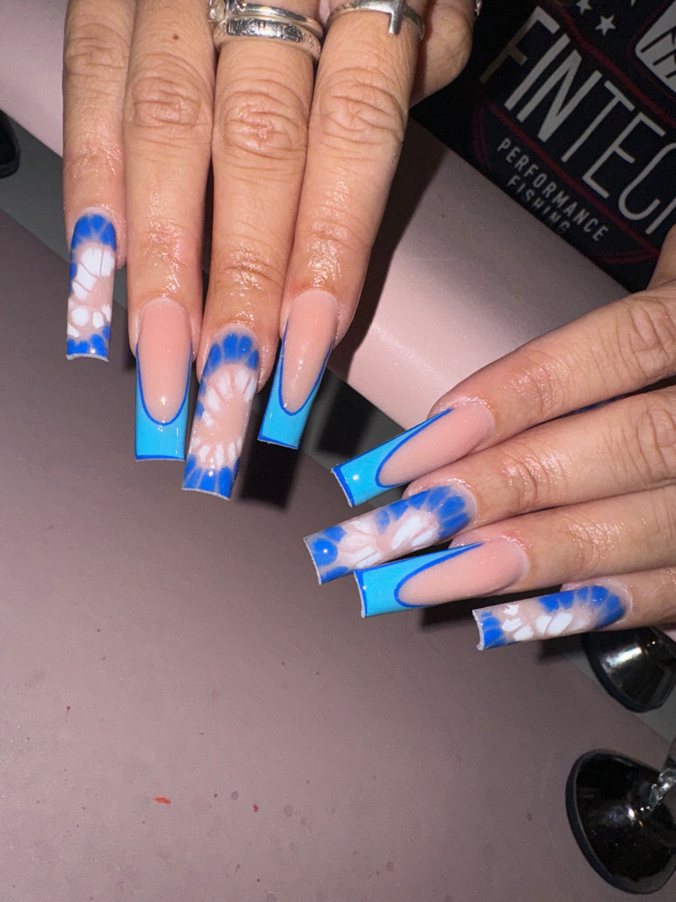 Freestyle Full Set at The Pink Nail and Spa in Lynchburg, VA