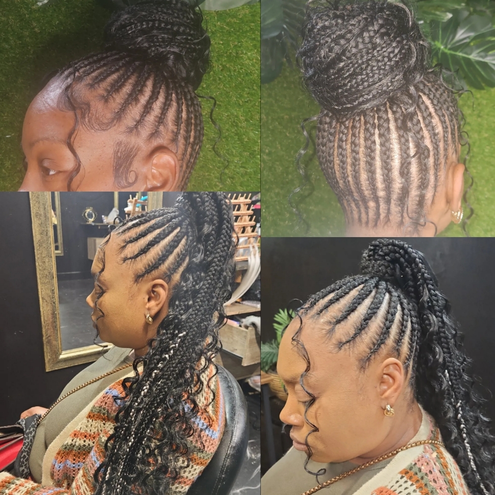 Small Braided Ponytail