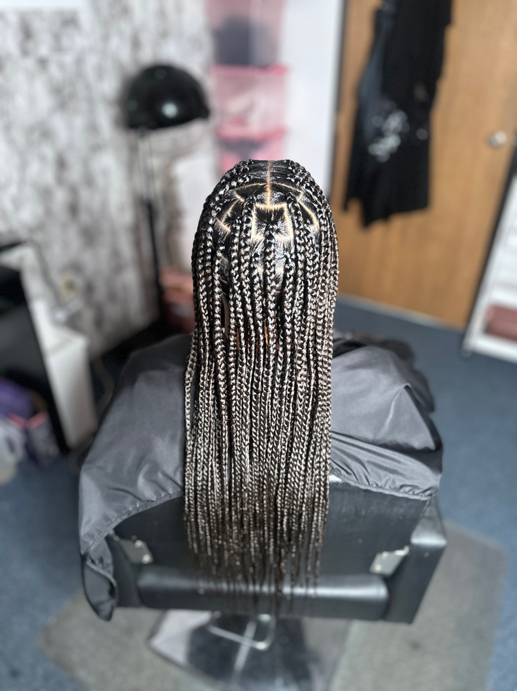 Medium Knotless Box Braids