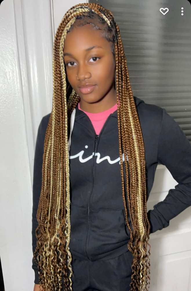 Smedium Knotless Braids