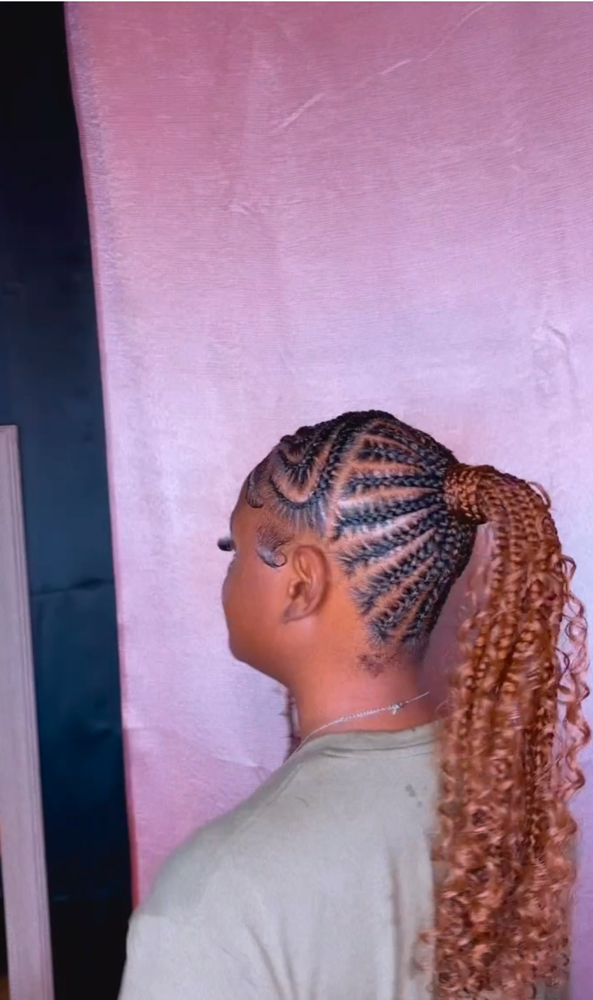 Feed In Ponytail (midback)